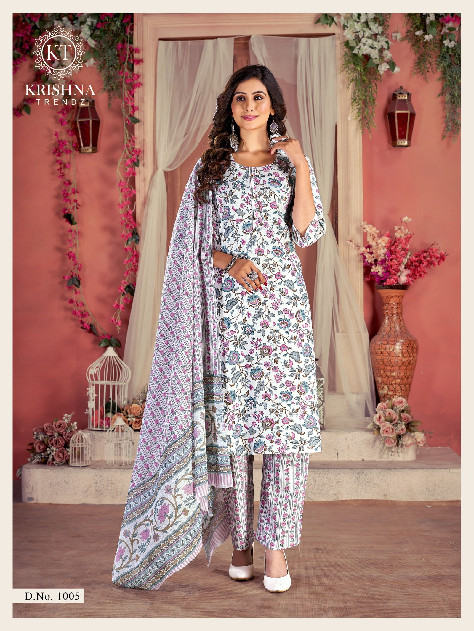 Summer Cotton Vol 1 Jaipuri Print Cotton Kurti With Bottom Dupatta Wholesale Shop In Surat